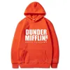 Sweats à capuche pour hommes Sweats Harajuku The Office Sweat MenWoemn Fleece Hoodies Dunder Mifflin Paper Inc Sweat à capuche Unisexe Crewneck Moletom Feminino Sweat à capuche 230114