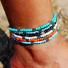 Cavigliere Bracciale cavigliera con perline Stelle Luna Gypsy Hippie Style Beachy per lei