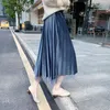 스커트 스커트 Faldas High Waist Largas 여성 목이 긴 펨메 한국 패션 드레스 Vetement 2023 의류 멀티 레이어 그물 얀 주름 s