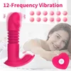 Sex Toys Massager kastar dildo vibratorer anal plug för män prostatas masturbators fjärrteleskopiska sextoys