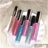 Lipgloss drop handaiyan 6 -piece collectie moistarize zeemeermin kristal crème glazuur set 2.lx6 maquillage .. levering gezondheid schoonheid makeu dhhwr