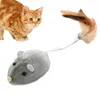 猫のおもちゃ屋内おもちゃの電気クロールマウスUSB充電式面白いスティックペットインタラクティブアクセサリー