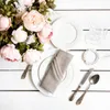 Table Napkin 2023 12Pcs Linen Napkins Fabric Dinner For Wedding Party 4 Size Available