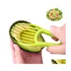 Fruits Légumes Outils 3 En 1 Avocat Trancheuse Shea Corer Beurre Éplucheur Cutter Pp Séparateur Couteau En Plastique Gadgets De Cuisine Drop Delive Dhbtj