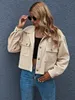 Women's Jackets Products For Autmn Winter 2023 Fashion Slim Slimming Elegant Temperament Corduroy Shirt Jacket Clothing