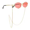 Sunglasses Fashion Vintage Small Frame Rhombic Women Men Designer Travel Chain Sun Glasses UV400 Eyewear