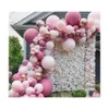 Party Decoration 92st/Lot Pink Aron Balloons Arch Baby Shower Birthday Wedding Deco Dopning Favors Pastell T200612 Drop Delivery Dh48L