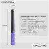アイライナーハンダイヤン12色/セットリキッドマットin OPPバッグでファッショナブルな目を作成し、ギフトドロップデリバリーヘルスで一日中最後に