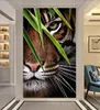 Wallpapers behang voor muren 3 d dieren po muur muurschildering woonkamer slaapkamer tv -achtergrond 3D