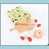 Reusable Grocery Bags Zero Waste Beeswax Cloth Wraps Food Sandwich Fruit Kee Fresh Bag Bees Wax Wrap Plastic Pae11435 Drop Delivery Otnye