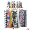 Anelli chiave catene PU cuoio ceramica per cuoio per braccialetti per braccialetti per bracciali per bracciali leopardo leopardo braccialetti lunghi borse per donne dhs drop dh564