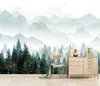 Bakgrundsbilder Milofi Custom 3D Wallpaper Chinese Style Forest Cedar Landscape Bird Artistic Conception Nordic Bakgrund Wall