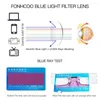 Sunglasses Frames FONHCOO Rimless Glasses Frame Men Optical Computer Gaming Blue Light Blocking For Office Use Anti Eye Fatigue