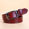 Belts Designer Fashion Women's Genuine Leather Brand Straps Female Waistband Pin Buckles Fancy Vintage For Jeans Women Blets