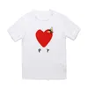 camiseta de suor camisetas masculinas designer camiseta camiseta anti-bolinhas estampadas camisetas fashion wave point heart camiseta wave-point hearts