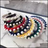 Headbands Ins Pearl Women Hair Sticks Fashion Girls Headband Princess Bands Hairband Accessories Gift Drop Delivery Jewelry Dhgub