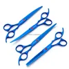 Fournitures de toilettage pour chiens Christmasbag 7Inch Blue 4 Pet Beauty Ciseaux Straight Trim Shear Package Custommade Wholesale Jllfqg Drop Del Dhhl9