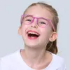 Lunettes de soleil ultra-légères garçons filles rondes Silicone lunettes souples cadre enfants lumière bleue lunettes myopes hypermétropes personnalisées