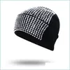 Beanie/Skull Caps vinterhattar för kvinnor flickor manliga kvinnliga mössa män skl beanie kvinnor hatt herrar damer mössa mode streetwear hel dhbor