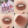 Глянцевая глянка милый щенок матовой помад Tint Corean Stain Laving Waterpronation для женщин-макияж без флеша