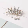 Backs Earrings Earring For Woman Trend Zircon Pearl Flower Ladies Ear Clip Simple Fashion Wearing Hip-hop All-match Jewelry Gift