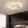 Lampadari IRALAN Lampada da soffitto moderna a led per camera da letto Telecomando Dimmerabile 3 luci quadrate in alluminio per la decorazione della casa