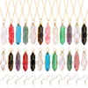 ペンダントioffersuper rapped rapped gemstone bk chains earring for women girls jewelr am376