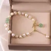 Urok bransolety arlie klasyczna moda naturalna bransoletka wisząca słodkowodna perłowa dla kobiety wykwintna mankiet luksusowe prezenty biżuterii