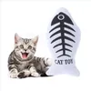 Cat Toys Soft Canvas Plush Creative Fish Shape Toy Gifts Catnip Stuffed Pillow Doll Simation Playing For Pet Drop Delivery Home Gard Dhmbf