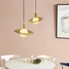 Kroonluchters Noordse ijzeren glazen bal Luminaire Suspendu Kroonluchter verlichting Design Lamp Cocina Accesorio LED Wall Moon