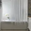 Shower Curtains Waterproof Curtain Translucent Thickened Bathtub Mildew Proof Bathroom Screens Home Partition