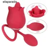 Sex Toys Massager G- Spot Nipple Clitoris Stimulate For Women Product Tongue Slicking Vibrator Oral Rose Shape