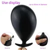 Adulto massageador para fora inflável anal grande vibrador plug expansível bunda com bomba produtos silicone brinquedos sexuais para mulher/homem dilatador massageador