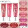 Lip Gloss DHS Wet Cherry Plum Plumper Make -up Big Moisturizer Mollige Volume Glanzende Vitamine E Minerale Oliedruppel Afgifte Gezondheid Lip Dhbnz