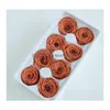 Flores decorativas grinaldas Caixa de presente Rose Eterna Flor 8pcs/caixa Fada artesanal preservada para o dia dos valentinos do dia das mães que gota de aniversário dhttq