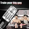 Sex Toys Massager Automatisk rotationsvibrator Male Masturbator Voice Interaction Real Vagina Massage Sucking Masturbation Cup för män