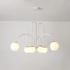 Lampadari Lampadario a led nordico nel soggiorno Cucina Camera da letto Loft Lampada a sospensione a fagiolo magico nero dorato Illuminazione moderna per la casa