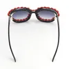 Óculos de sol Moda de moda Rose Decoração de mulheres Designer ao ar livre turismo fora da tendência comum Grace UV400