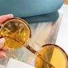 Gafas de sol Mujeres Fashion Round Diseñador Eyewear Uv400 Ladies Receta de lentes solares de sol