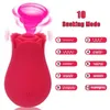 Sex Toys massager Oral Nipple Sucker Vaginal Sucking Vibrators 10 Speeds Rose Shape Clitoris Stimulation Products