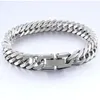 Men's Stainless Steel 8MM Link Chain Cuban Bracelets for Male Boys Gifts Jewelry Length 18cm /19cm/20cm/21cm