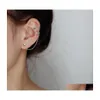 Clip-On Screw Back Clipon 1Pcs Punk Vintage Geometric Ear Cuff Non Pierced Clip Earrings For Women Trendy Bone Fashion Jewelry Gif Dhn1B