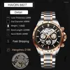 Montres-bracelets HAIQIN montres pour hommes automatiques hommes montre-bracelet mécanique 2023 luxe or affaires Relogio Masculino