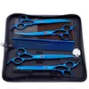 Fournitures de toilettage pour chiens Christmasbag 7Inch Blue 4 Pet Beauty Ciseaux Straight Trim Shear Package Custommade Wholesale Jllfqg Drop Del Dhhl9