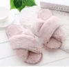 Slippers Fall/Winter -Selling Korean Cross Warm Plush Home Household Women's Cotton