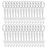 Keychains 30Pcs Silver Color Guardian Angel Key Ring Zinc Alloy Pendant Wedding Birthday Party Baby Shower Baptism Communion