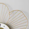 Zegary ścienne Minimalistyczna sypialnia zegarek Sycki luksusowy fantazyjne nowoczesne złote stylowy zegar salon metal horloge dekoracje domu