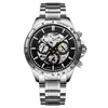 Montres-bracelets HAIQIN montres pour hommes automatiques hommes montre-bracelet mécanique 2023 luxe or affaires Relogio Masculino