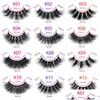 False Eyelashes 5D Mink Wholesale Natural Lashes Soft Make Up Extension Makeup Fake Eye Series K01K12 Drop Delivery Health Beauty Eye Dhjkp