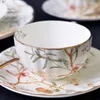 Piatti Golden Stroke Piatto da pranzo in ceramica classico Rami dipinti vintage americani Decorativo Dessert Pomeriggio Stoviglie per il tè